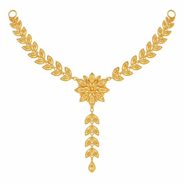 Thin Gold Necklace 2